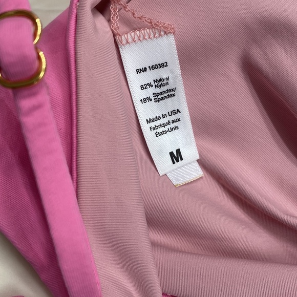 (A21) NEW Kya Reversible Knot pink/mauve Bikini Top ONLY, Size Medium, NWOT - Picture 6 of 10